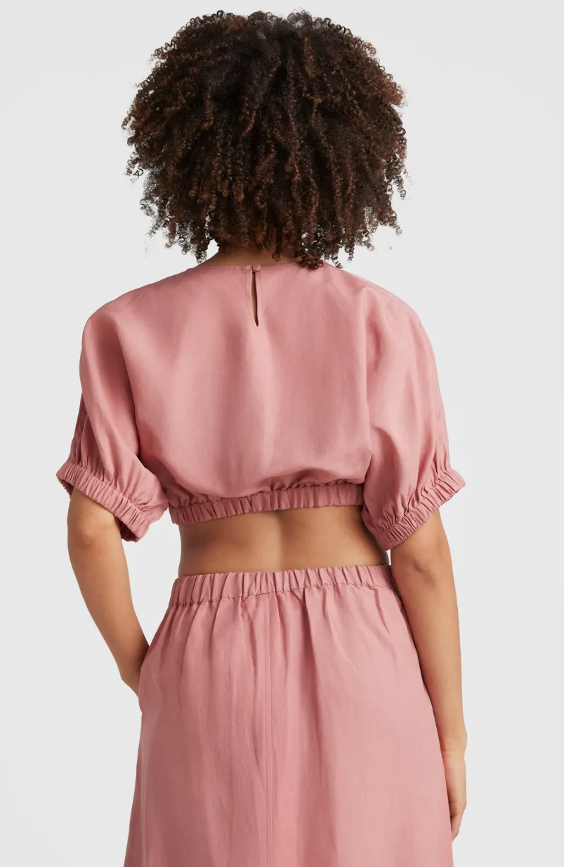 Top Tidda Woven | Ash Rose