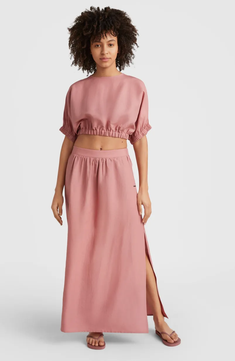 Top Tidda Woven | Ash Rose