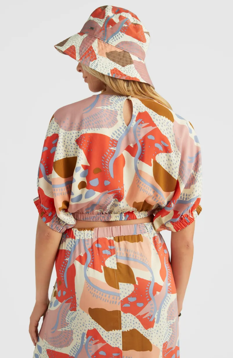 Top Tidda Woven | Patchwork Print