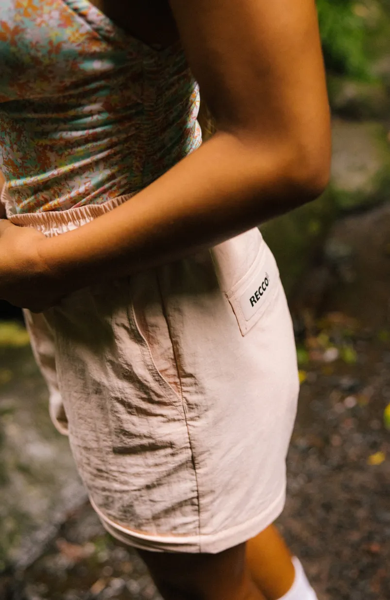 Tour Convertible High-Waist Zip Broek | Peach Whip