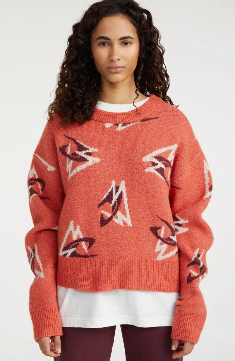 Trui Anchorage Knit | Red Knit Mountains