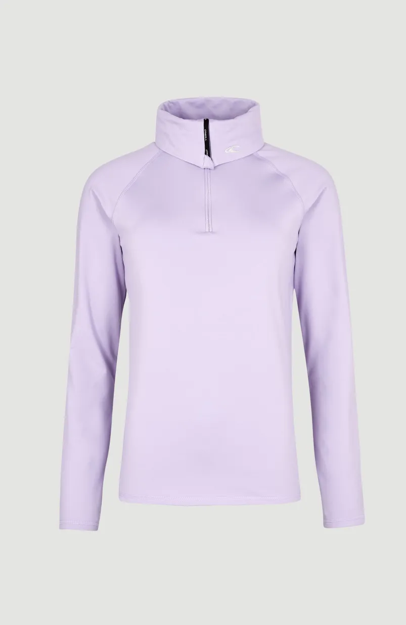 Trui Clime Fleece Met Halve Rits | Purple Rose