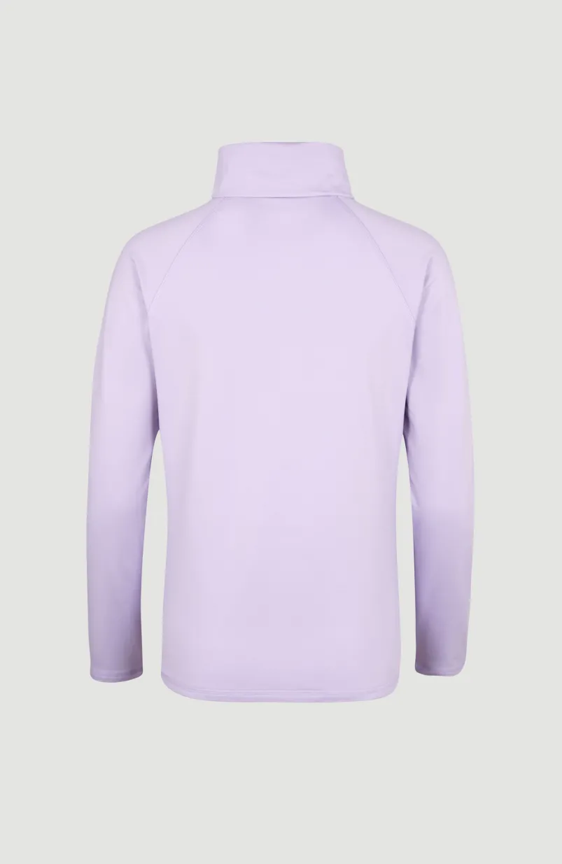 Trui Clime Fleece Met Halve Rits | Purple Rose
