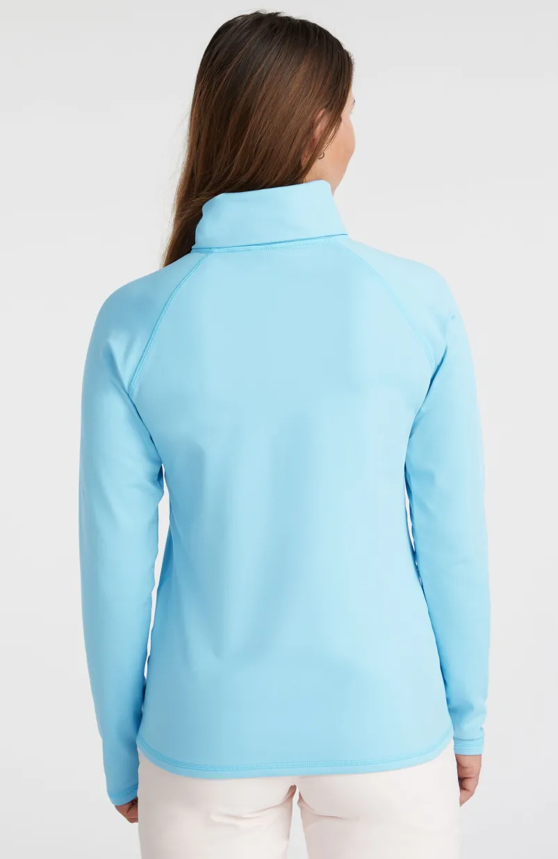 Trui Clime Fleece Met Halve Rits | Blue Wave