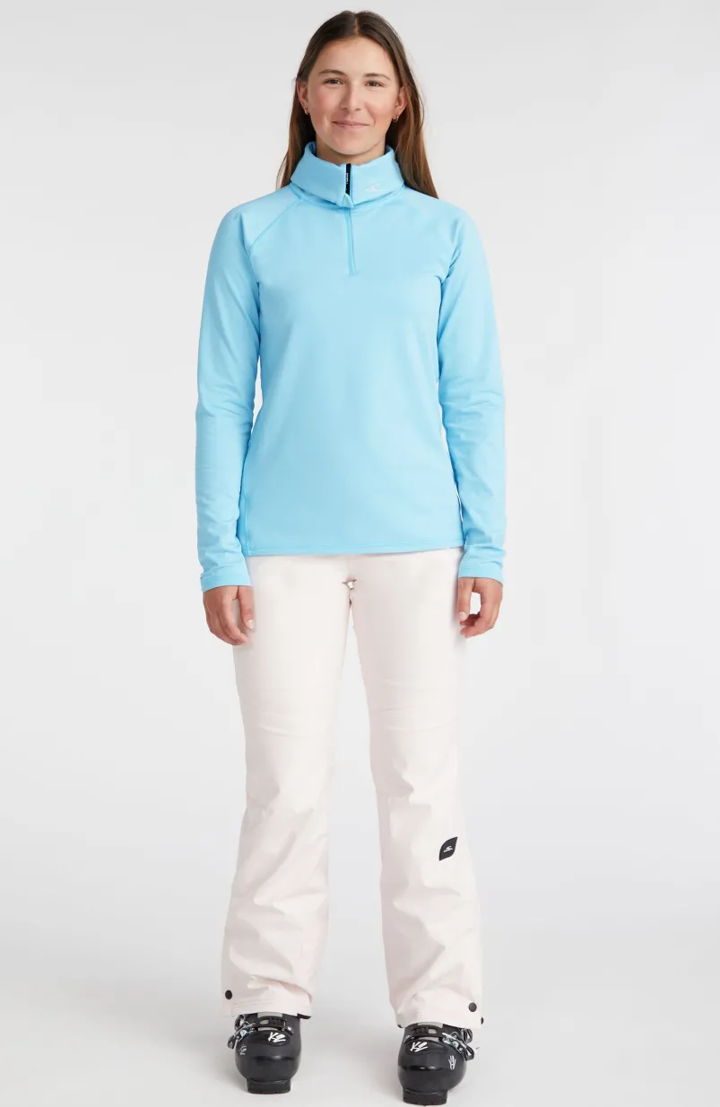 Trui Clime Fleece Met Halve Rits | Blue Wave