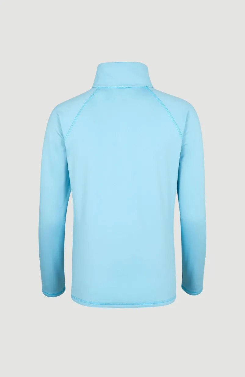 Trui Clime Fleece Met Halve Rits | Blue Wave