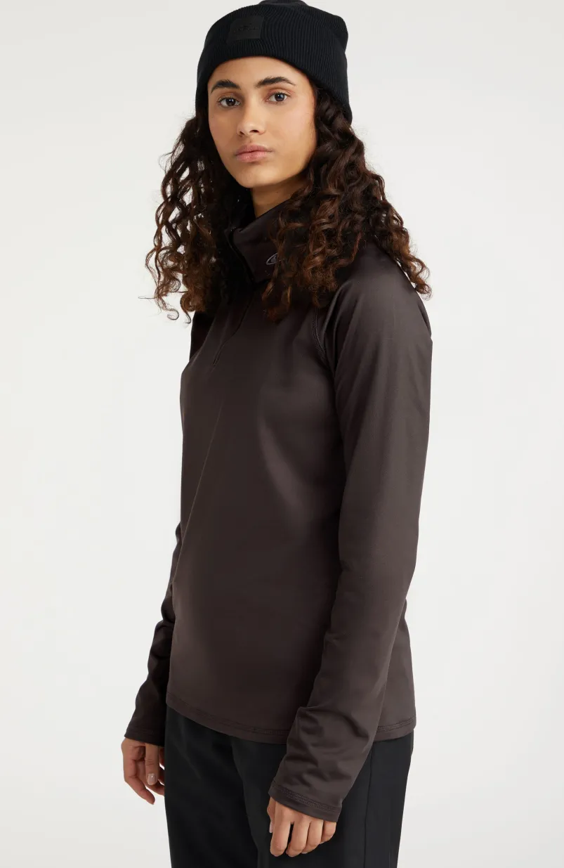 Trui Clime Fleece Met Halve Rits | Raven