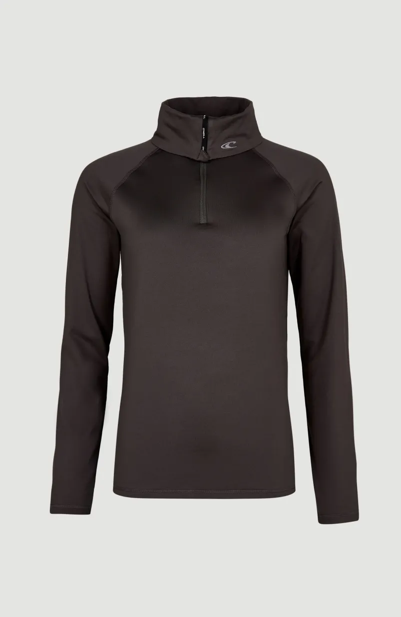 Trui Clime Fleece Met Halve Rits | Raven