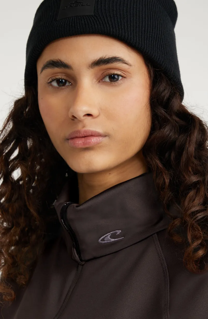 Trui Clime Fleece Met Halve Rits | Raven