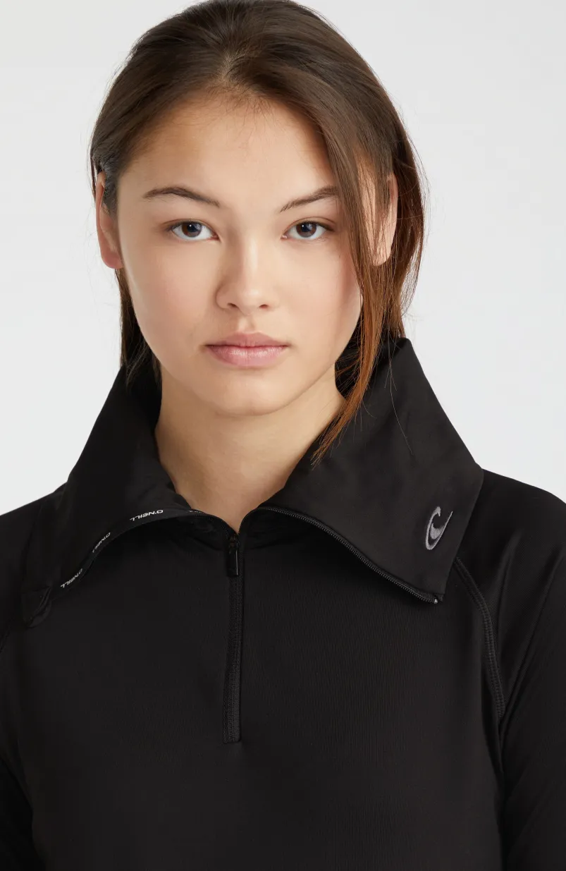 Trui Clime Fleece Met Halve Rits | Black Out