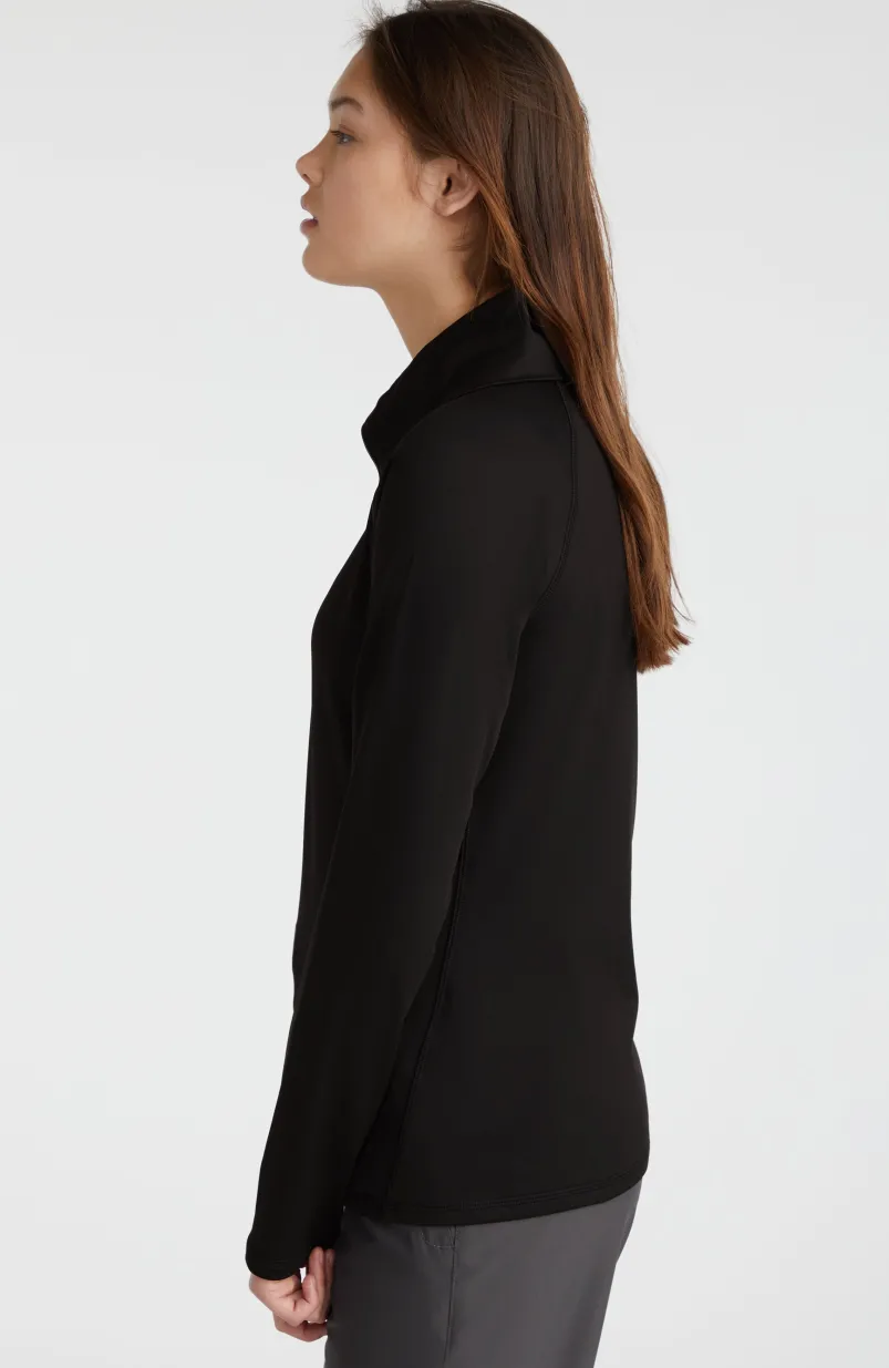 Trui Clime Fleece Met Halve Rits | Black Out