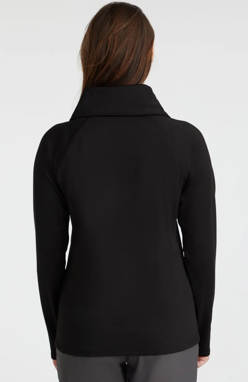 Trui Clime Fleece Met Halve Rits | Black Out