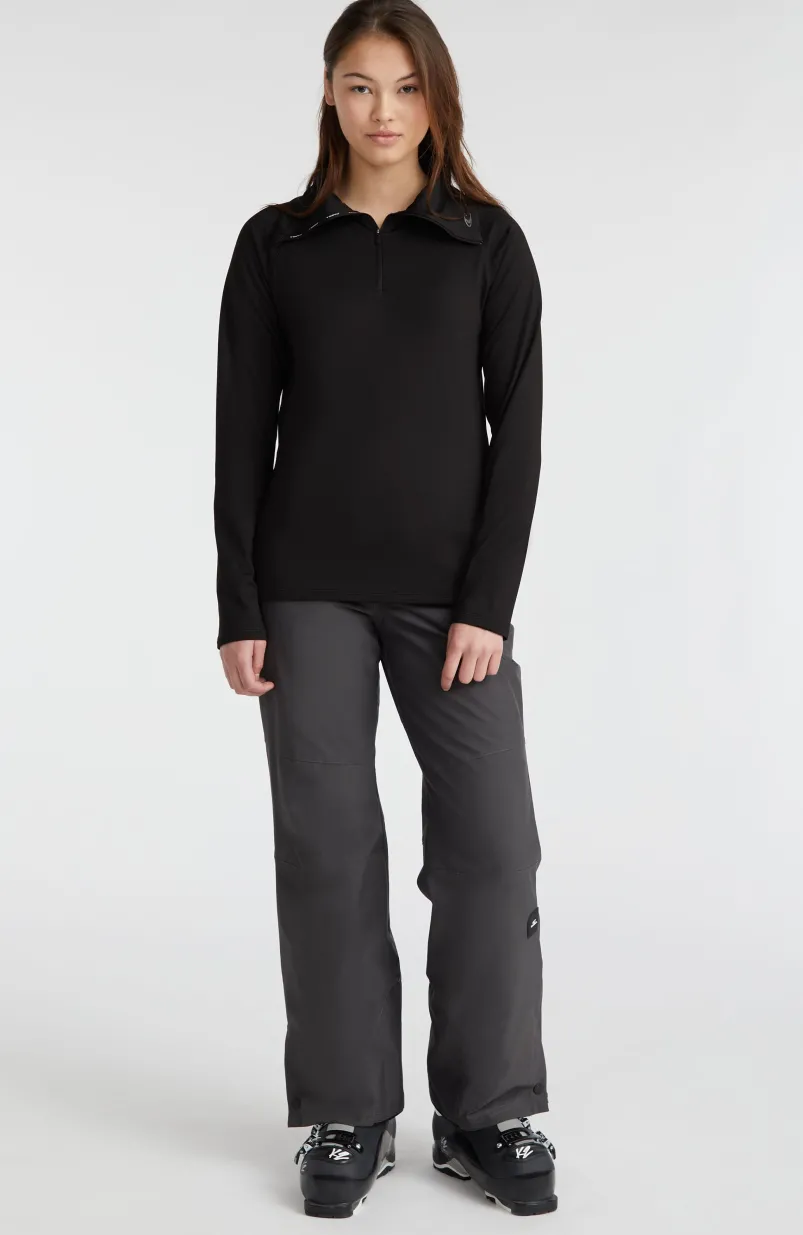 Trui Clime Fleece Met Halve Rits | Black Out