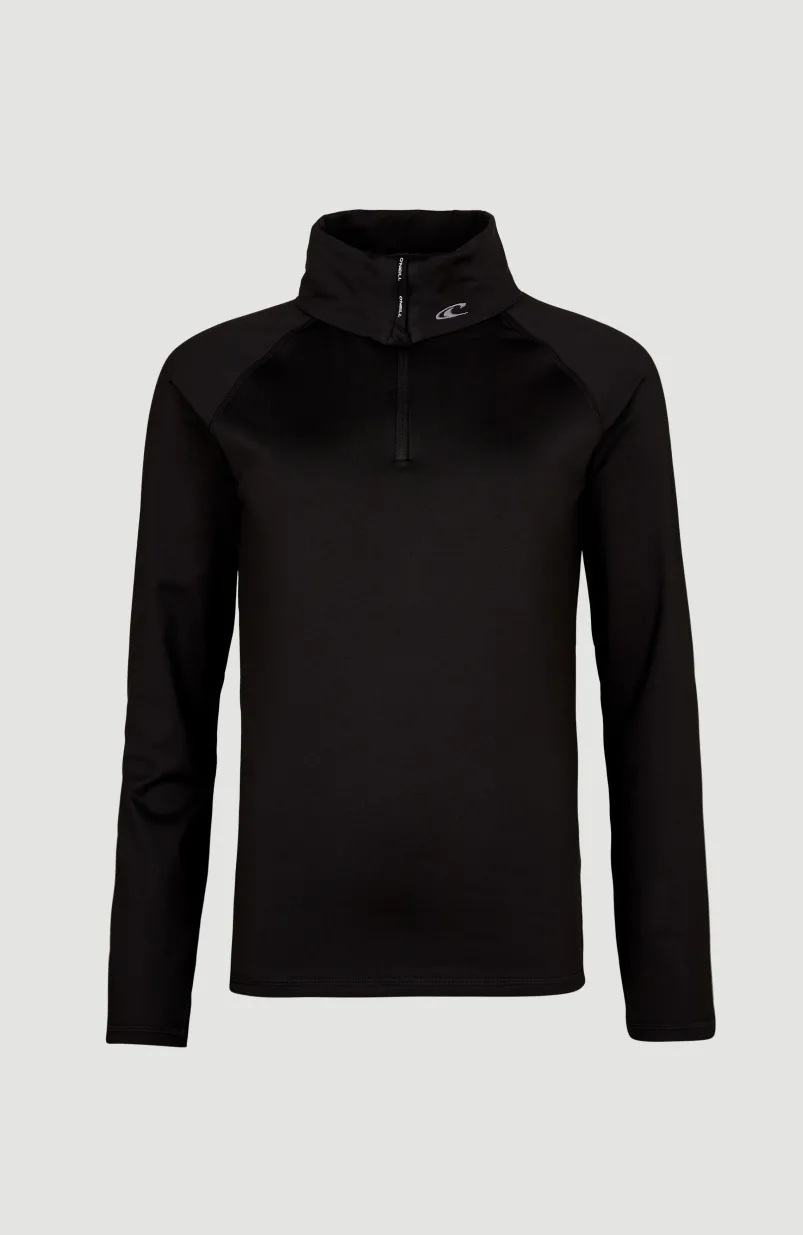 Trui Clime Fleece Met Halve Rits | Black Out