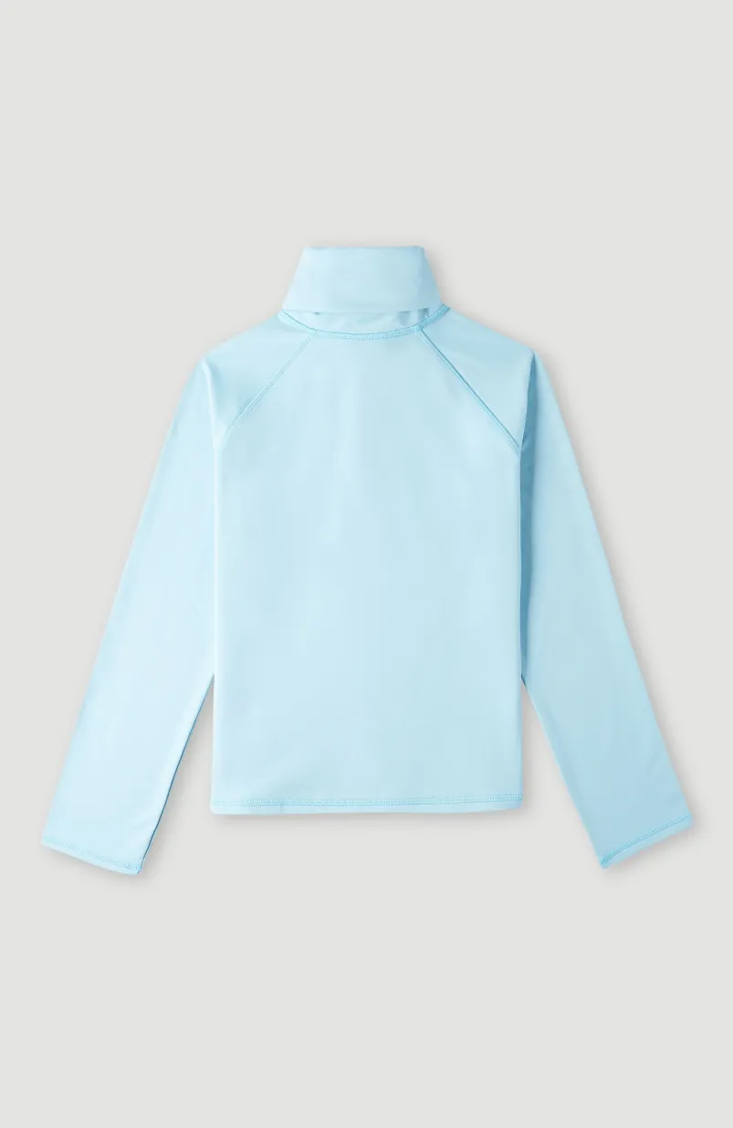 Trui Clime Fleece Met Halve Rits | Blue Wave