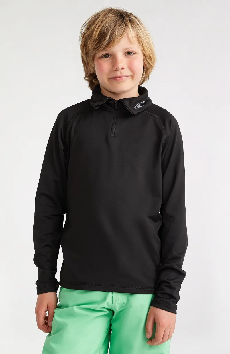 Trui Clime Fleece Met Halve Rits | Black Out