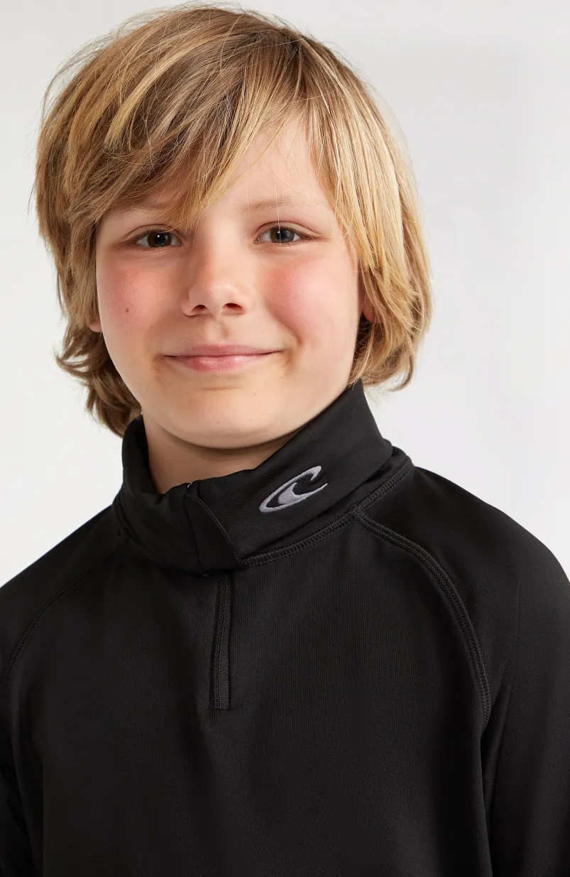 Trui Clime Fleece Met Halve Rits | Black Out