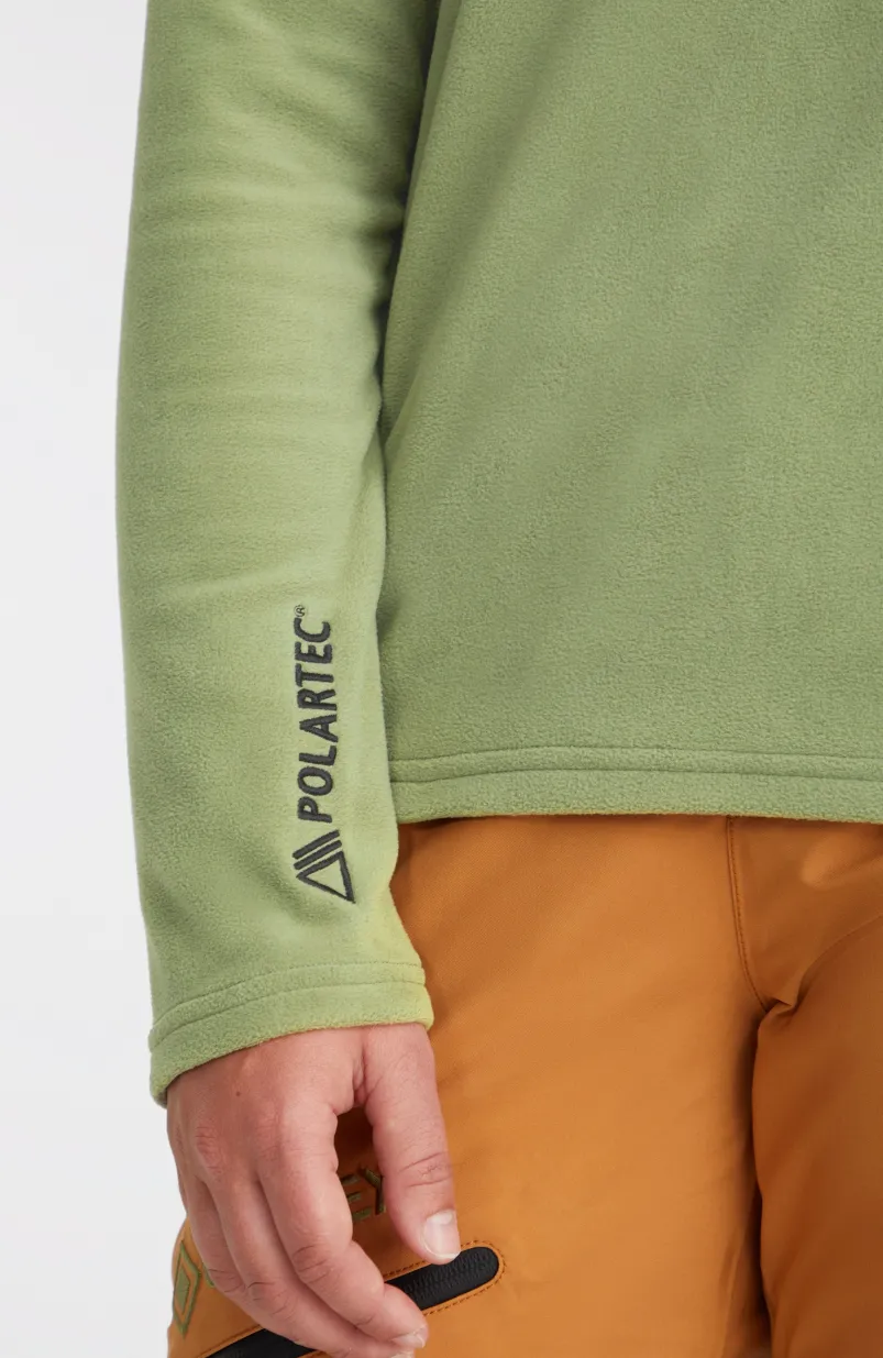 Trui Jack's Fleece Met Halve Rits | Deep Lichen Green