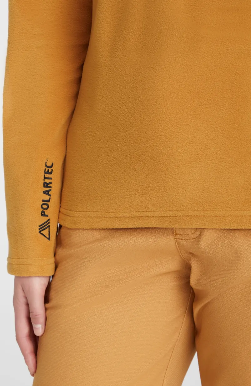 Trui Jack's Fleece Met Halve Rits | Rich Caramel