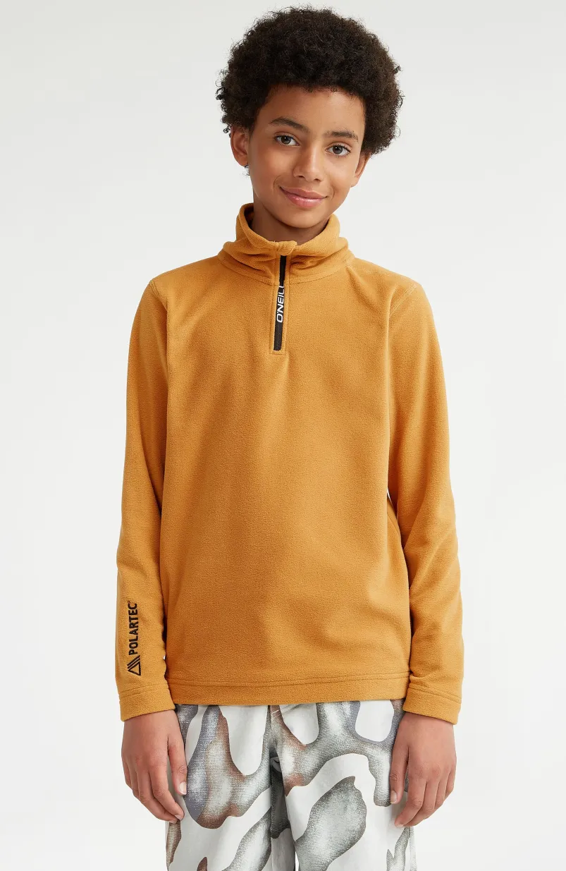 Trui Jack's Fleece Met Halve Rits | Rich Caramel