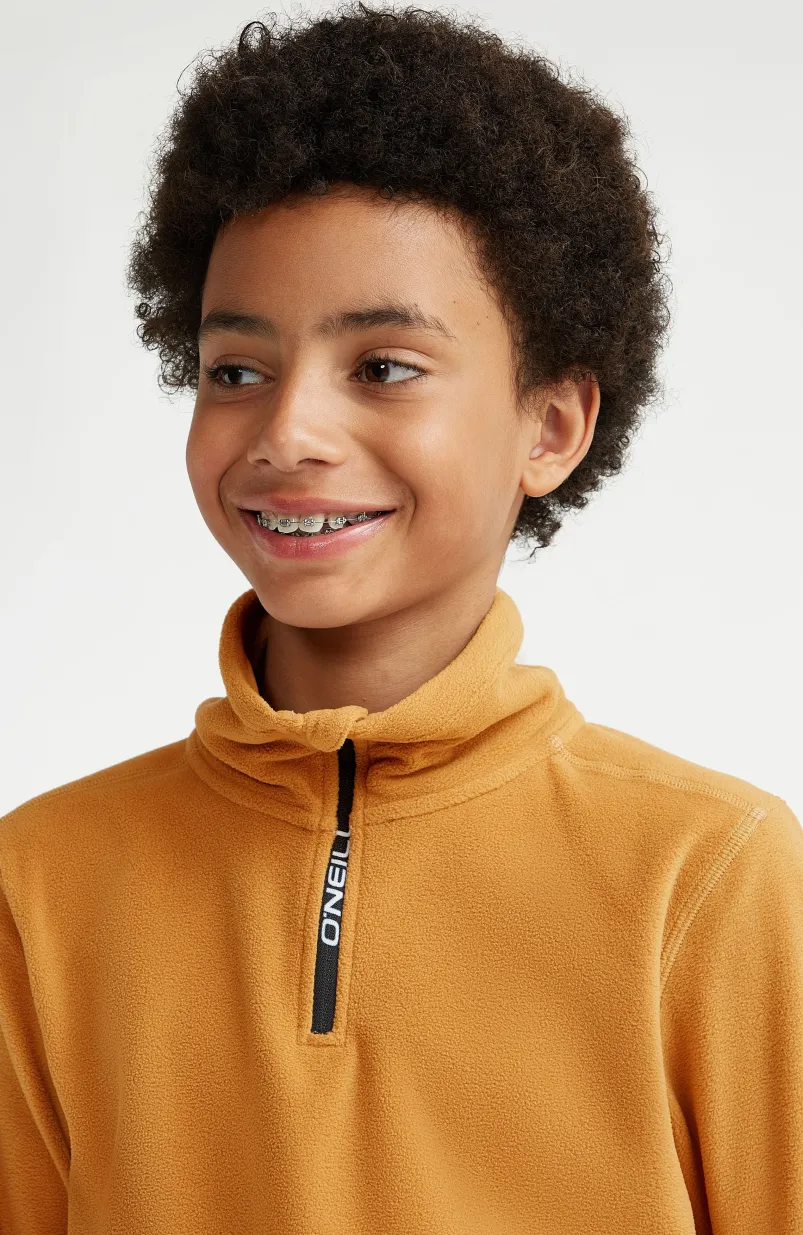 Trui Jack's Fleece Met Halve Rits | Rich Caramel