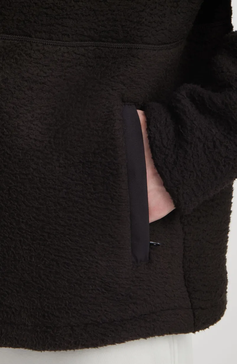 Trui Surf Heroes Fleece Met Halve Rits | Black Out