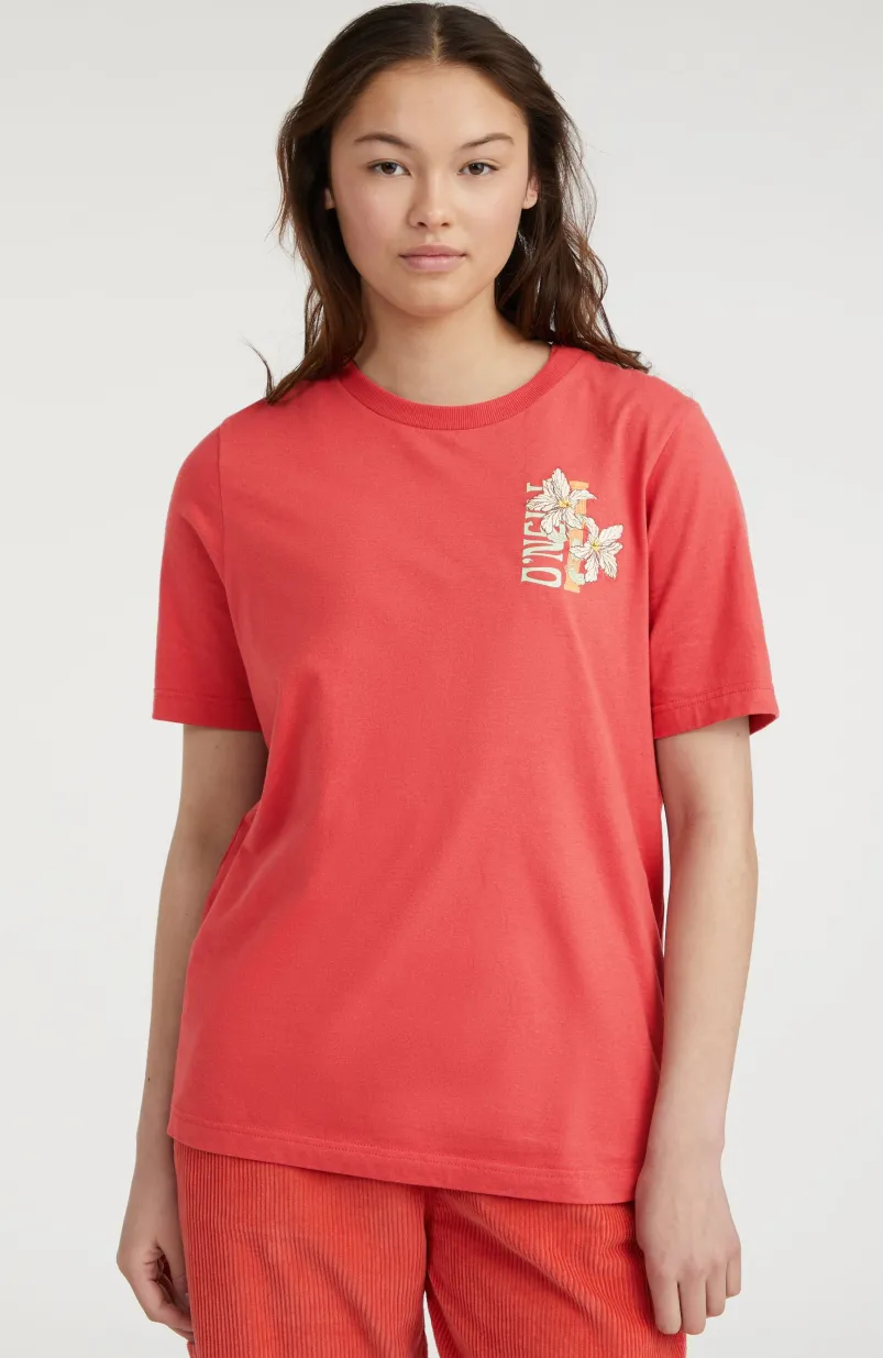 T-shirt Allora Graphic | Red Orcher