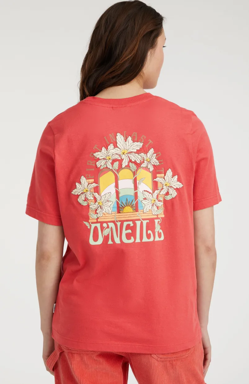 T-shirt Allora Graphic | Red Orcher