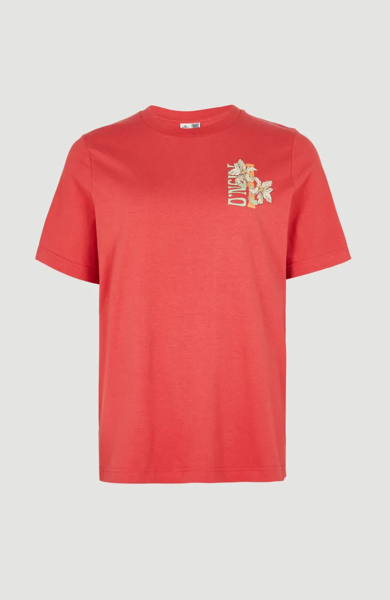 T-shirt Allora Graphic | Red Orcher