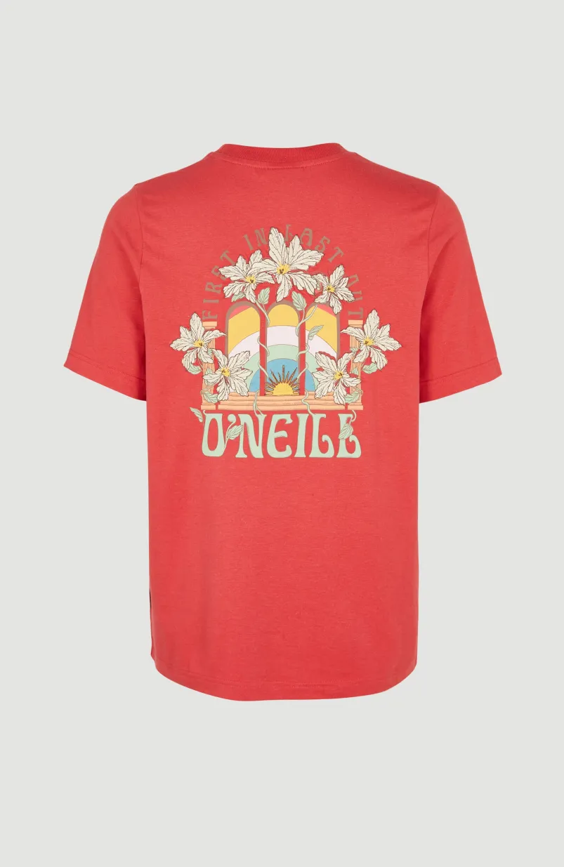 T-shirt Allora Graphic | Red Orcher