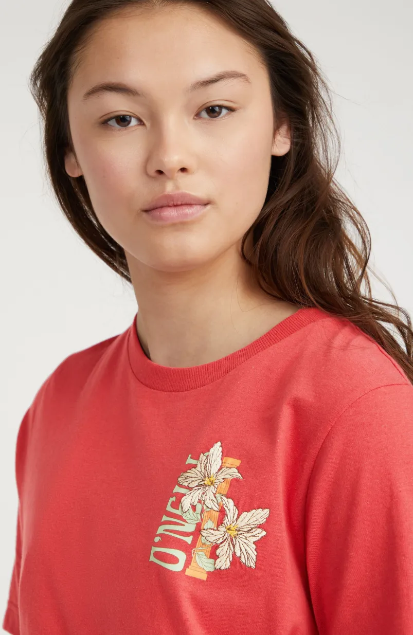 T-shirt Allora Graphic | Red Orcher