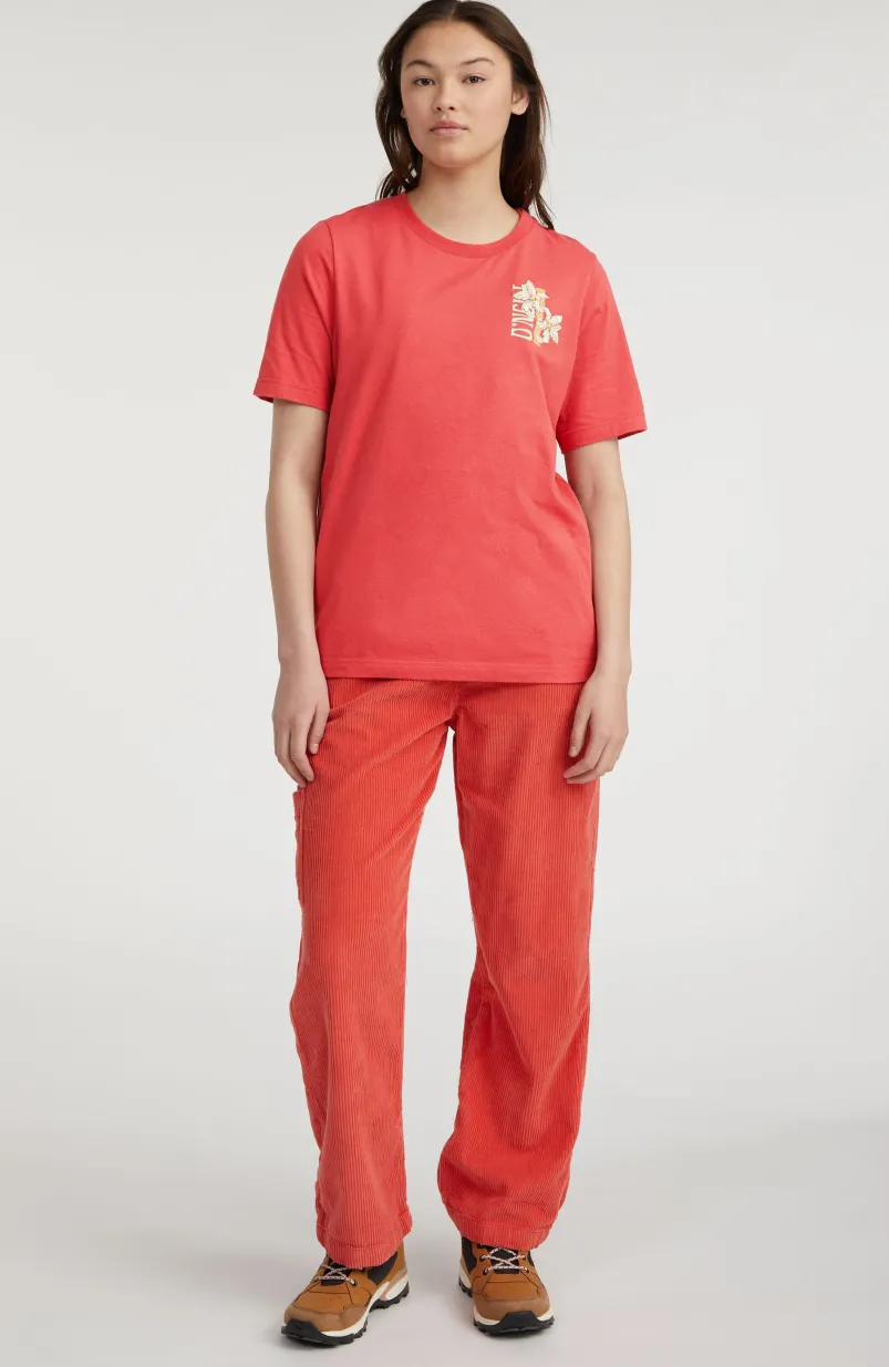 T-shirt Allora Graphic | Red Orcher