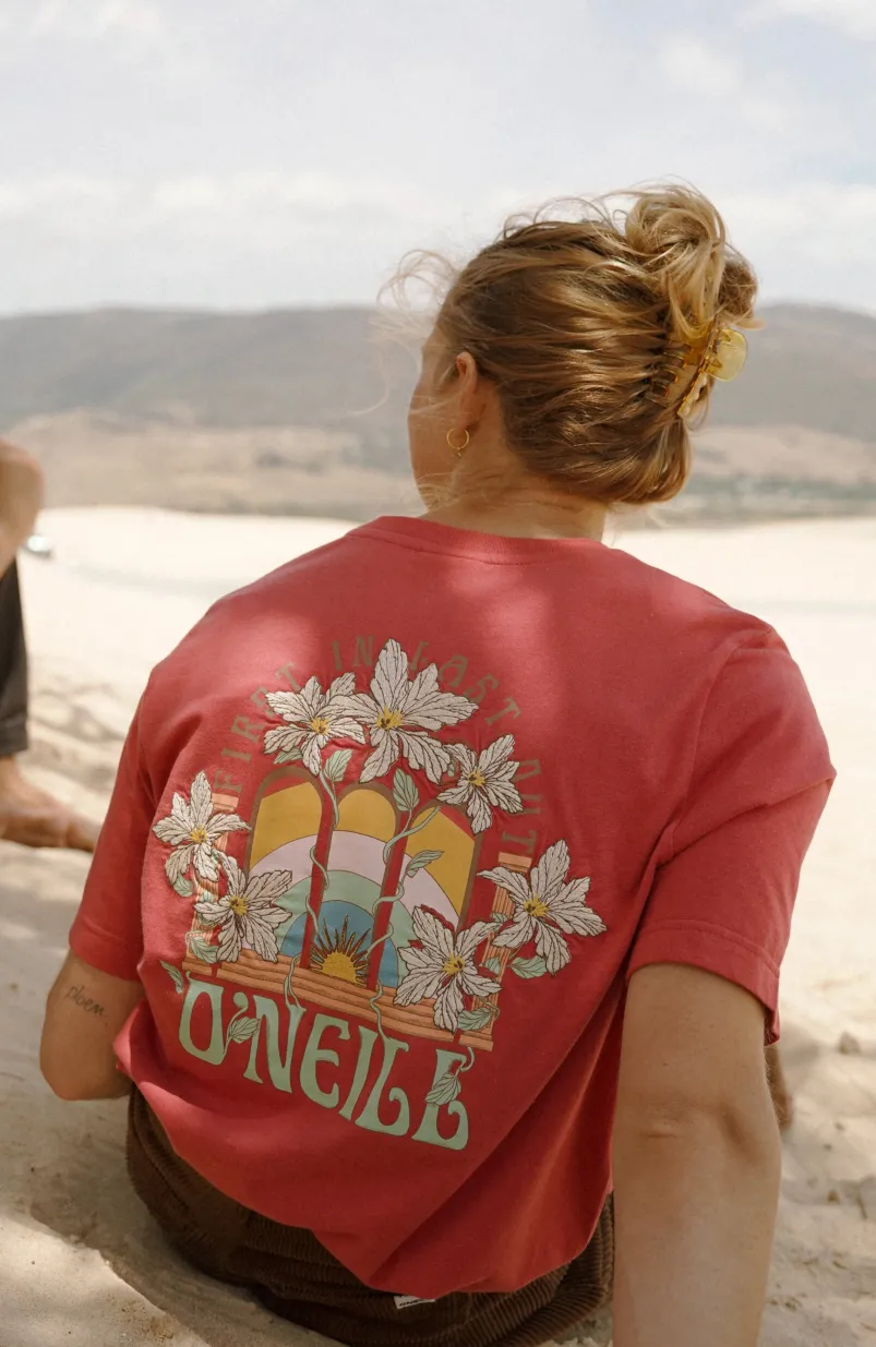 T-shirt Allora Graphic | Red Orcher