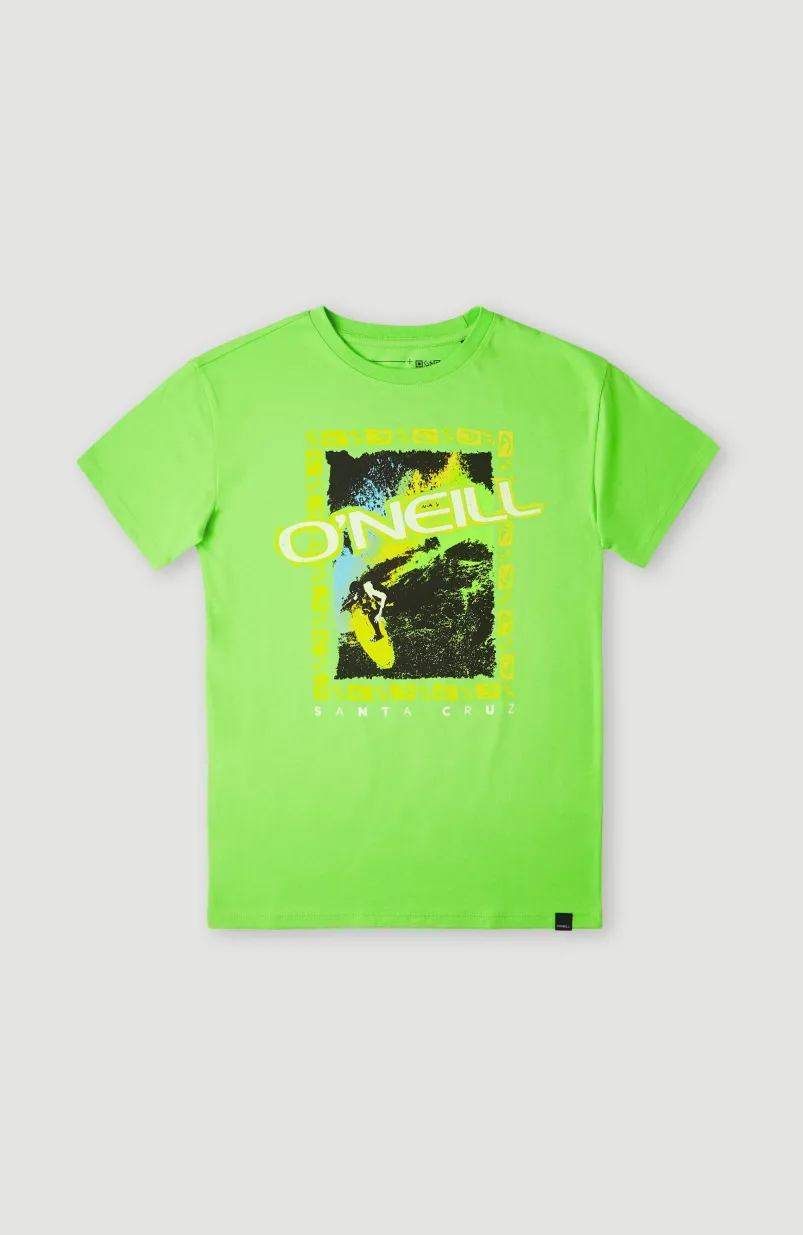 T-shirt Anders | Fluor Green