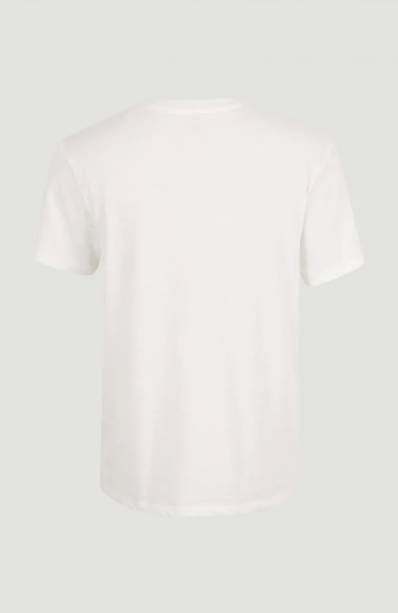 T-shirt Essentials Met V-hals | Snow White