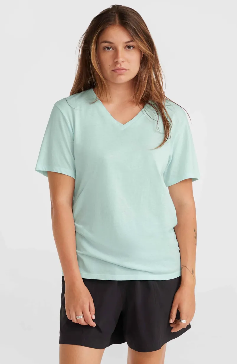 T-shirt Essentials Met V-hals | Soothing Sea