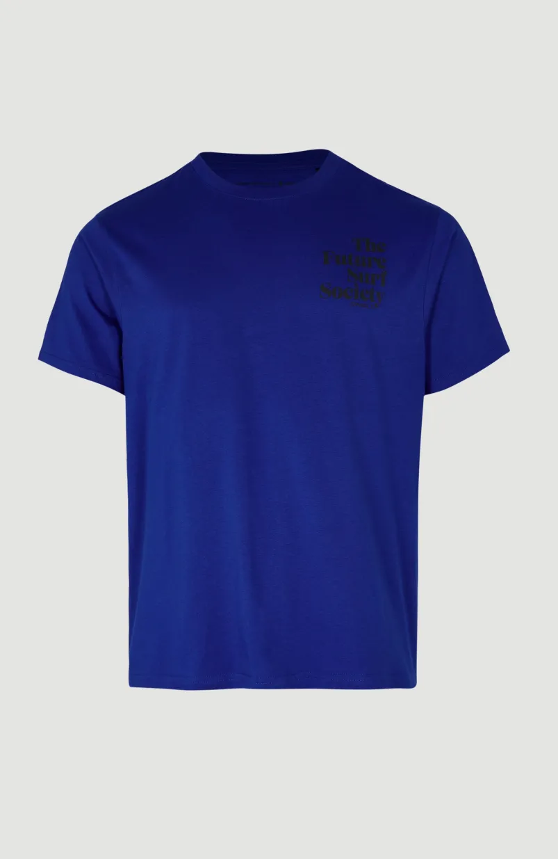 T-shirt Future Surf Society | Surf The Web Blue