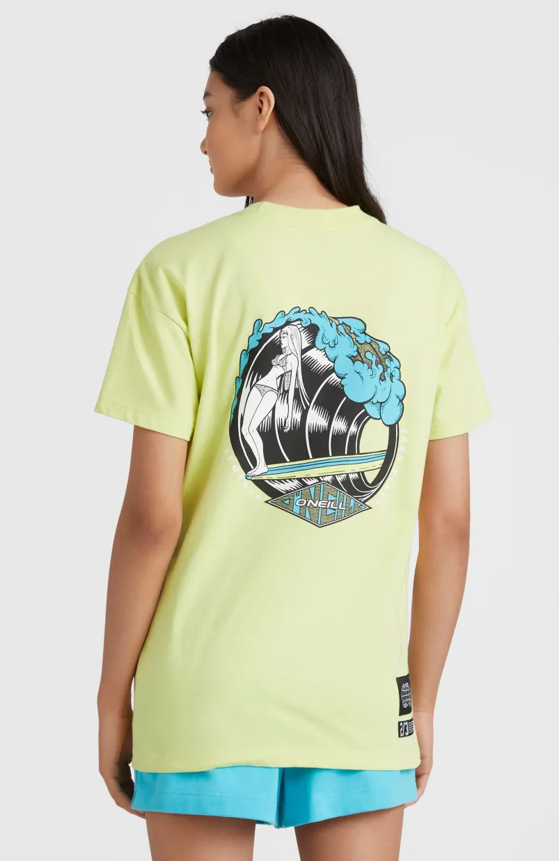 T-shirt Limbo Graphic Long | Sunny Lime