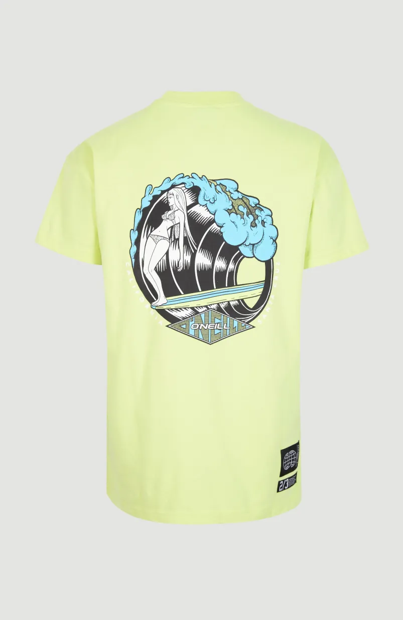 T-shirt Limbo Graphic Long | Sunny Lime