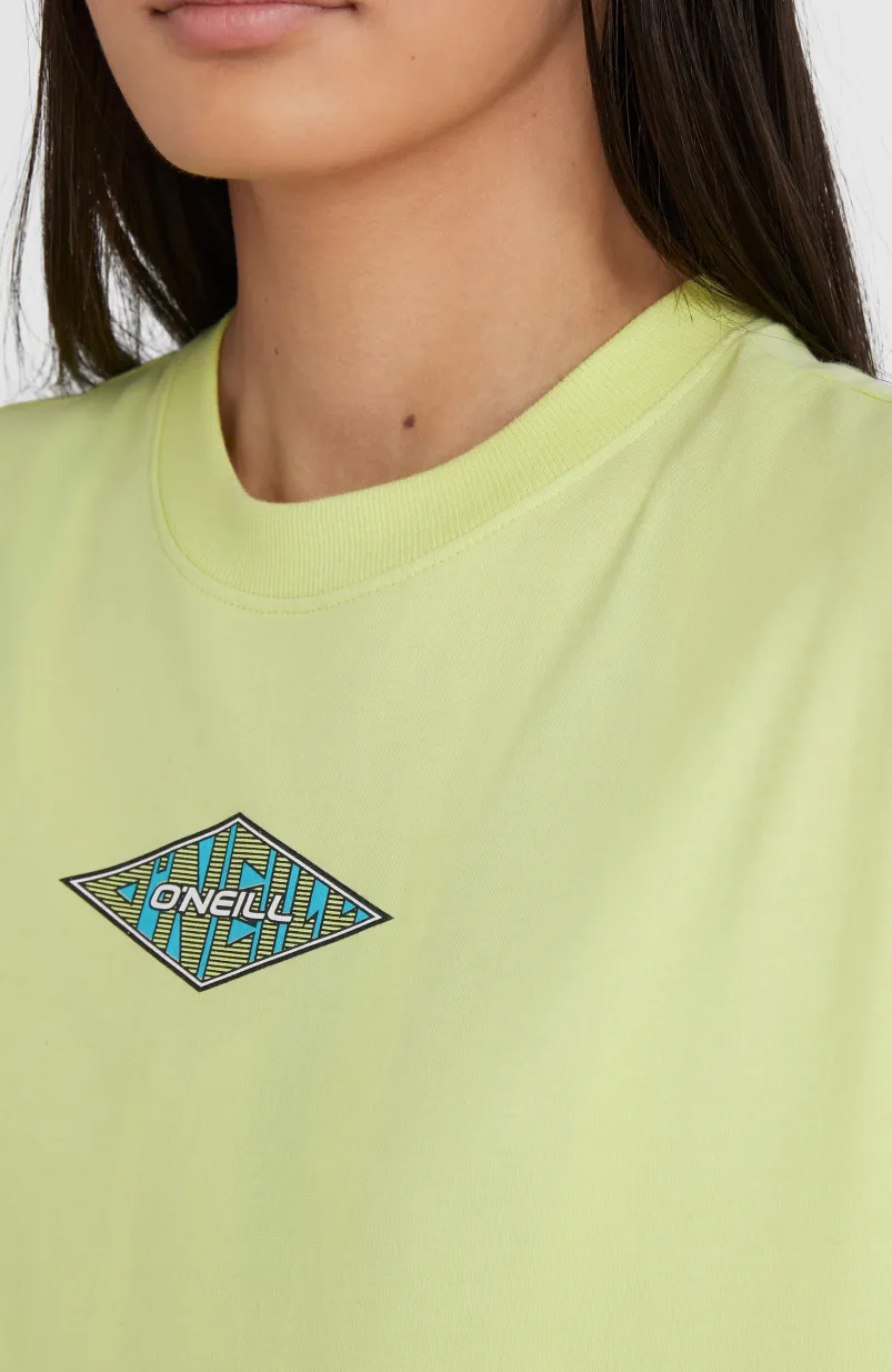 T-shirt Limbo Graphic Long | Sunny Lime