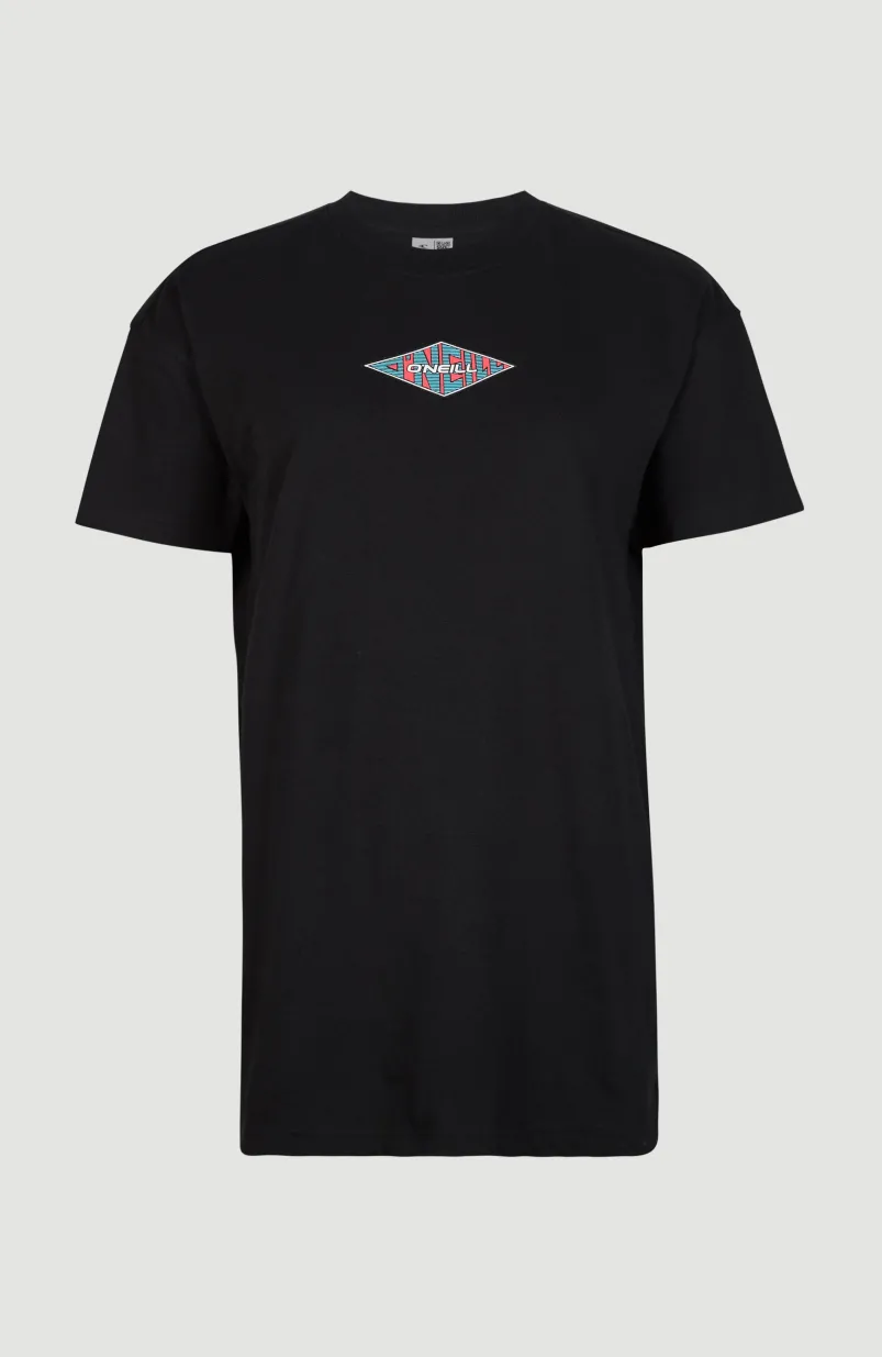 T-shirt Limbo Graphic Long | Black Out