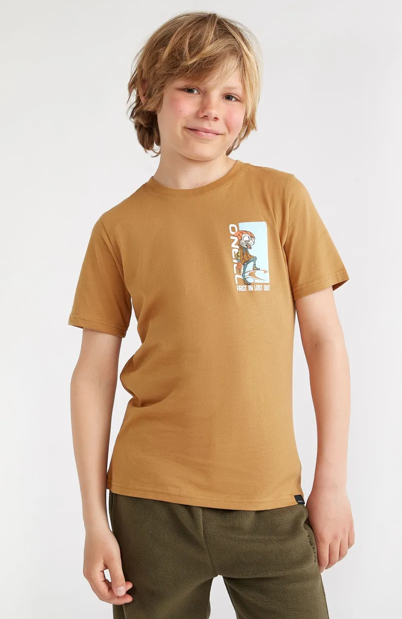 T-shirt Lizard | Rich Caramel