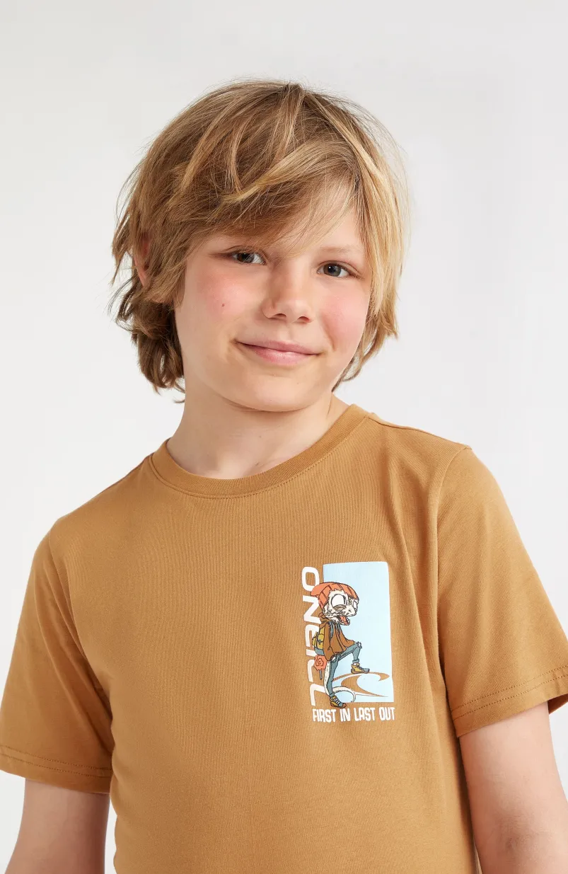T-shirt Lizard | Rich Caramel