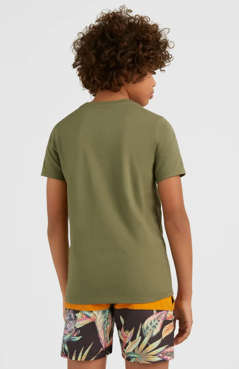 T-shirt Loren | Deep Lichen Green