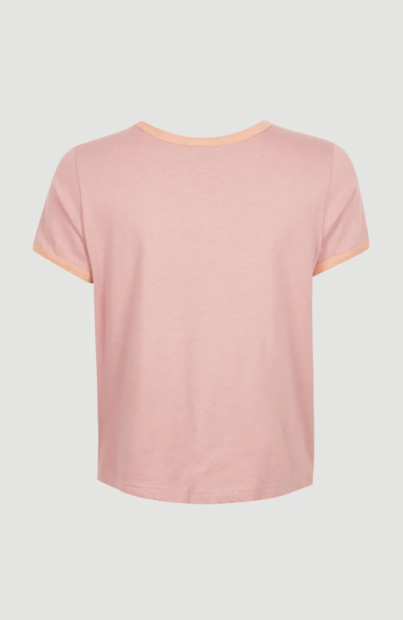 T-shirt Marri Ringer | Ash Rose