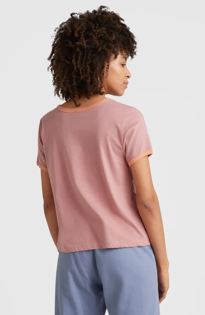 T-shirt Marri Ringer | Ash Rose