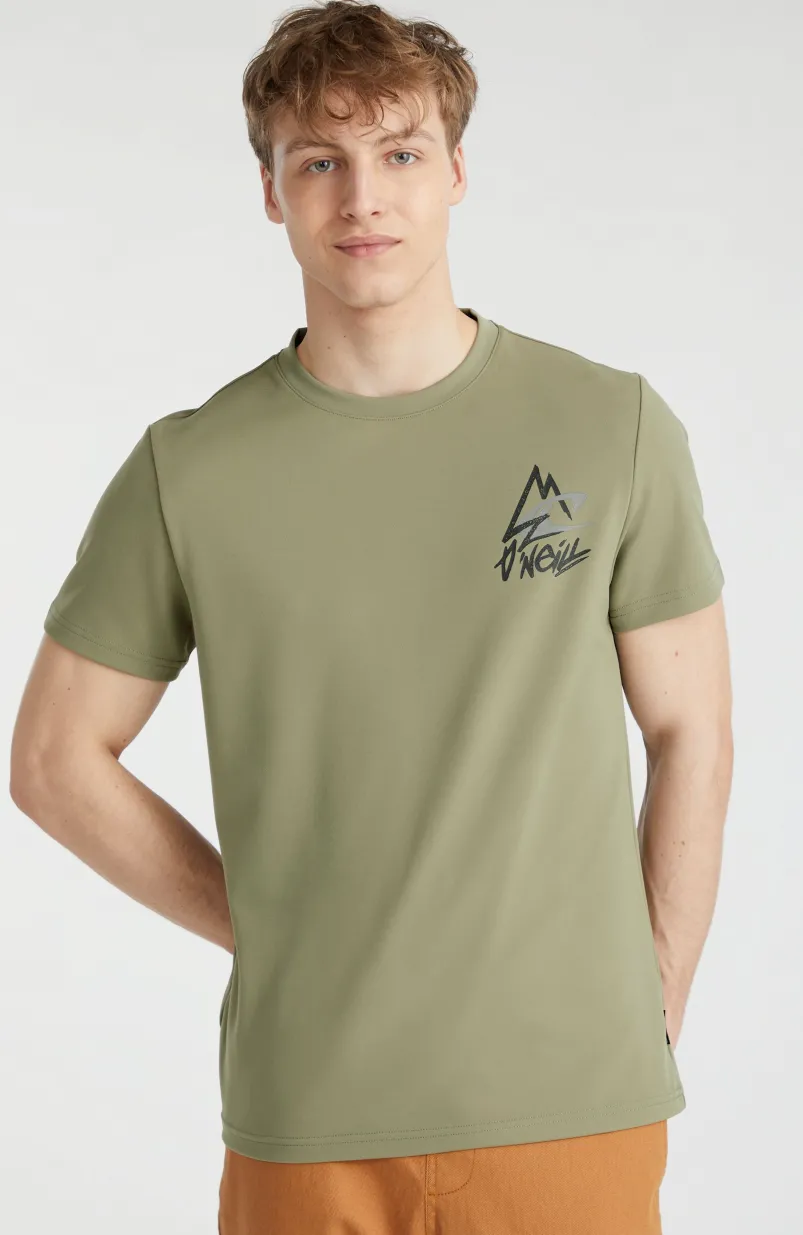 T-shirt O'Neill TRVLR Series Plutoniam | Deep Lichen Green