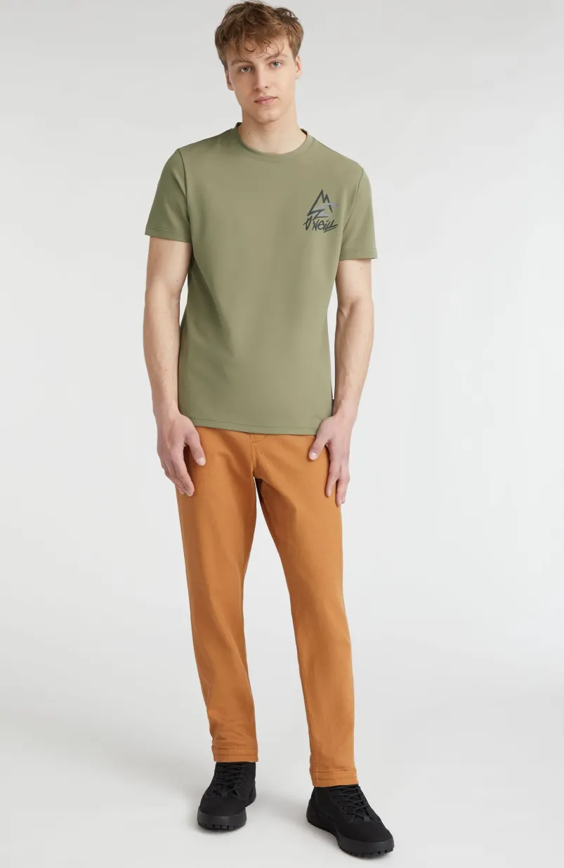 T-shirt O'Neill TRVLR Series Plutoniam | Deep Lichen Green