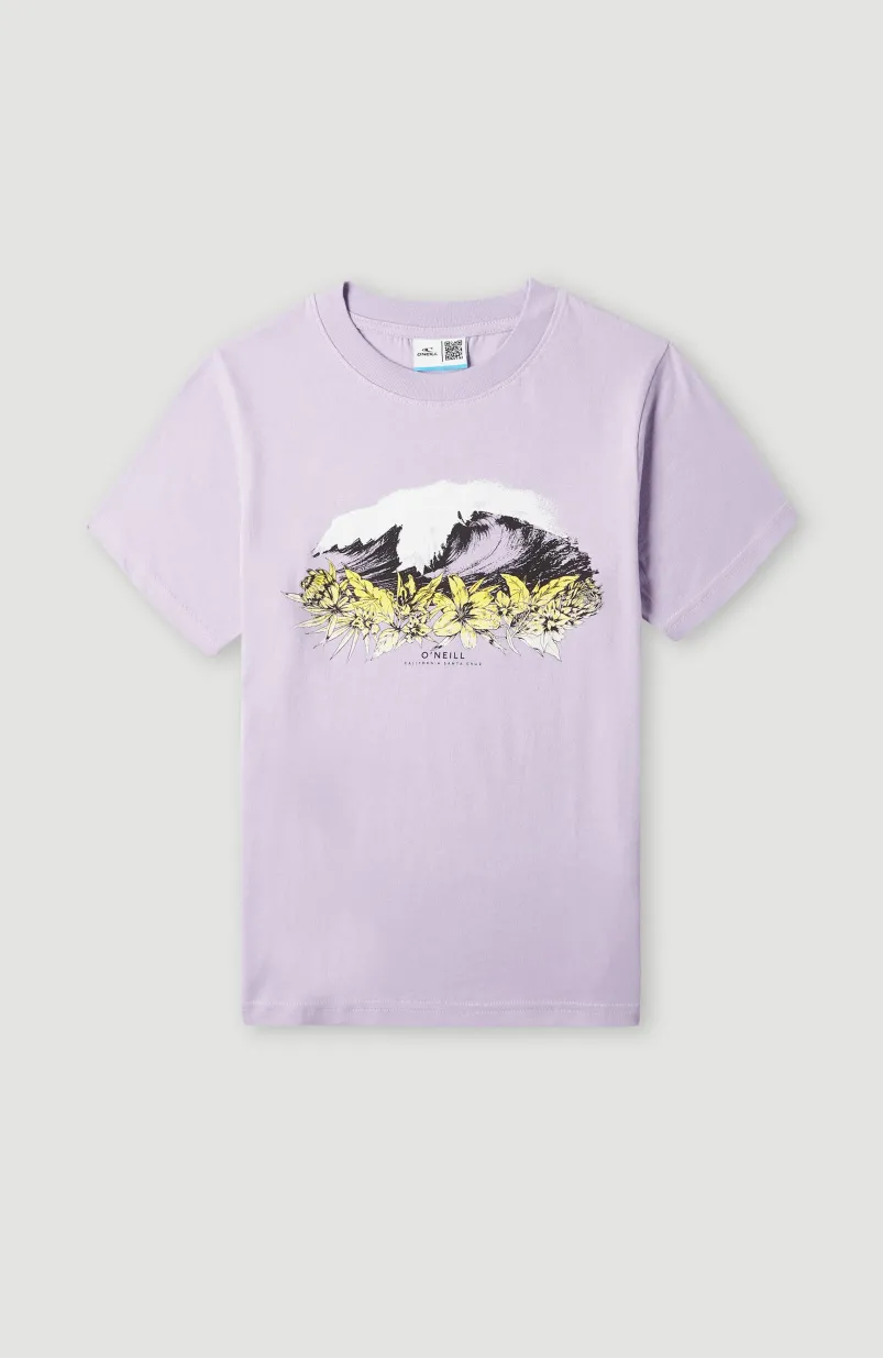 T-shirt Sefa Graphic | Purple Rose