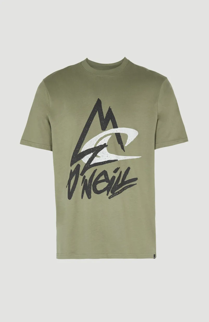 T-shirt Torrey | Deep Lichen Green